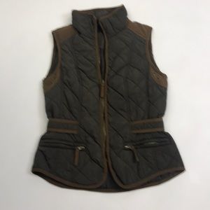 Zara Green utility vest. Size S